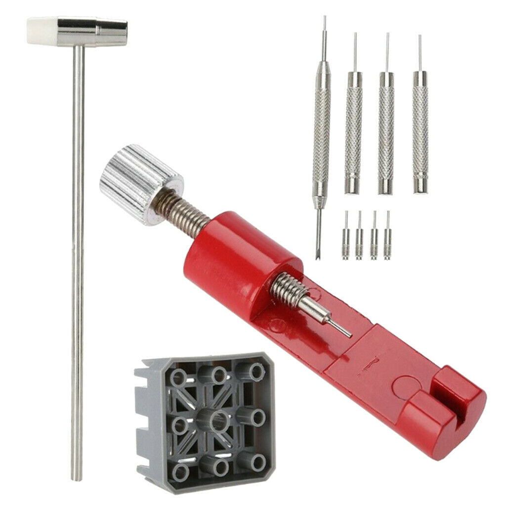 11x Lots Pro Watch Strap Belt Link Remover Spring Bar Pins Tool Kits Repair