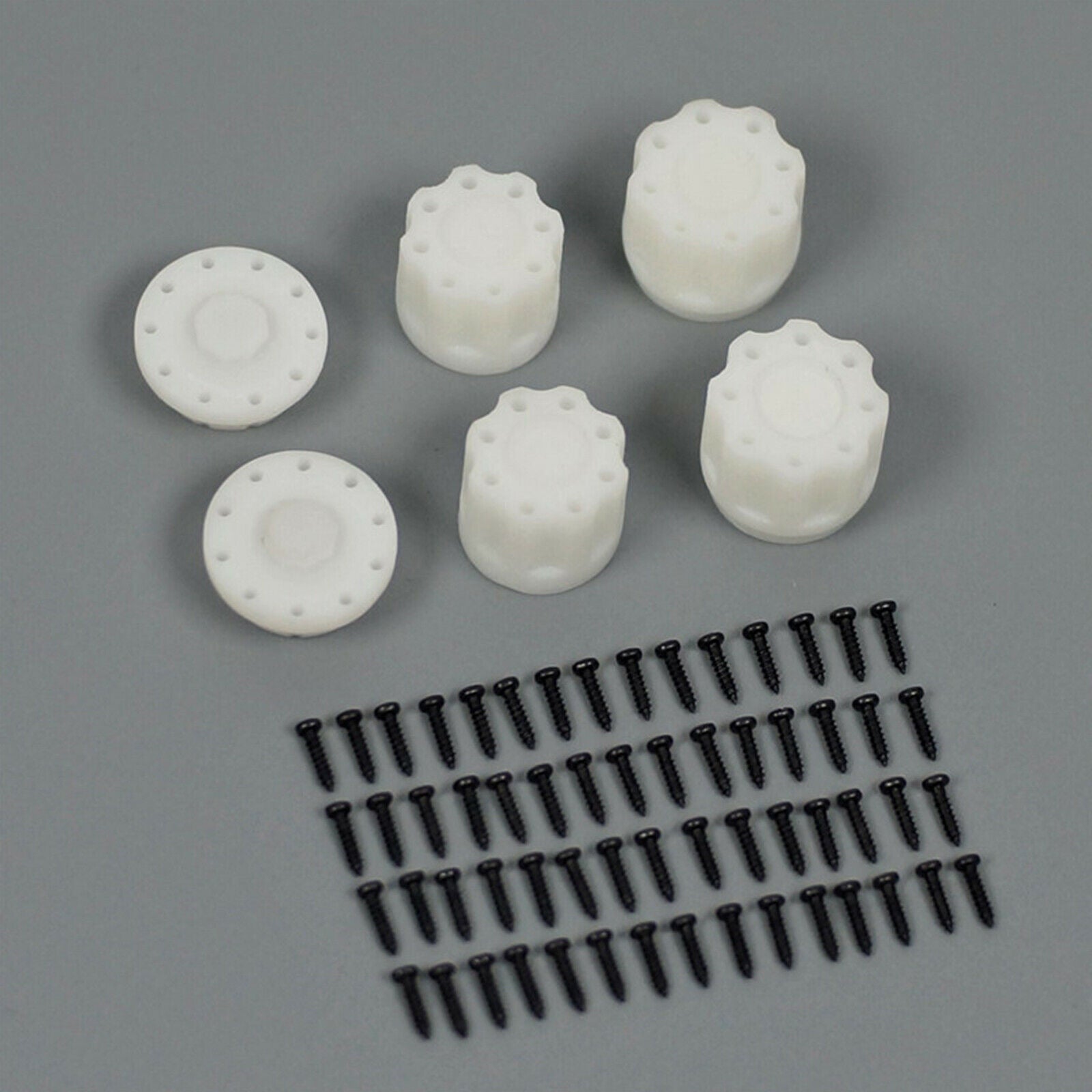 For 1/14 Tamiya RC Tractor Universal Wheels Rim Decoration Nut Covers Kit Parts