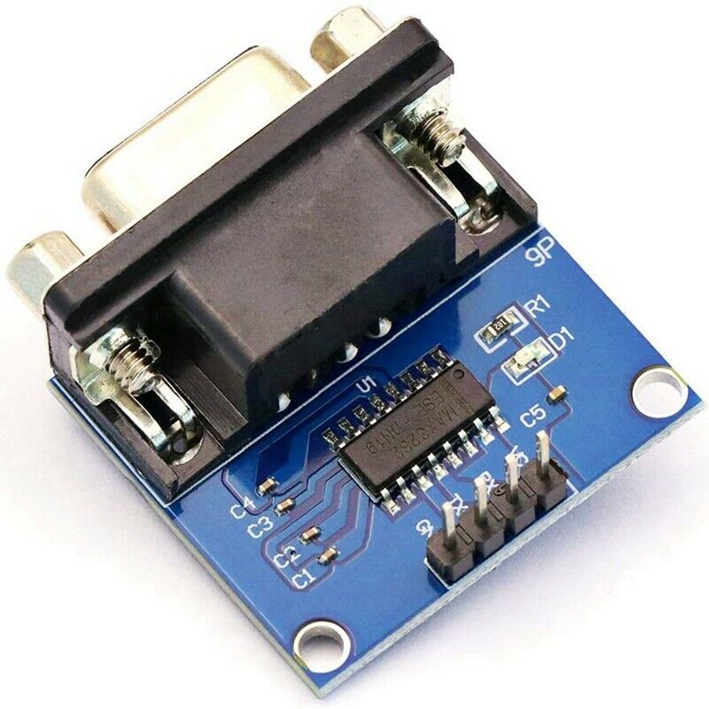 5 Pcs MAX3232 3.3V to 5V DB9 Female RS232 Serial Port to TTL Converter ModulN2R9