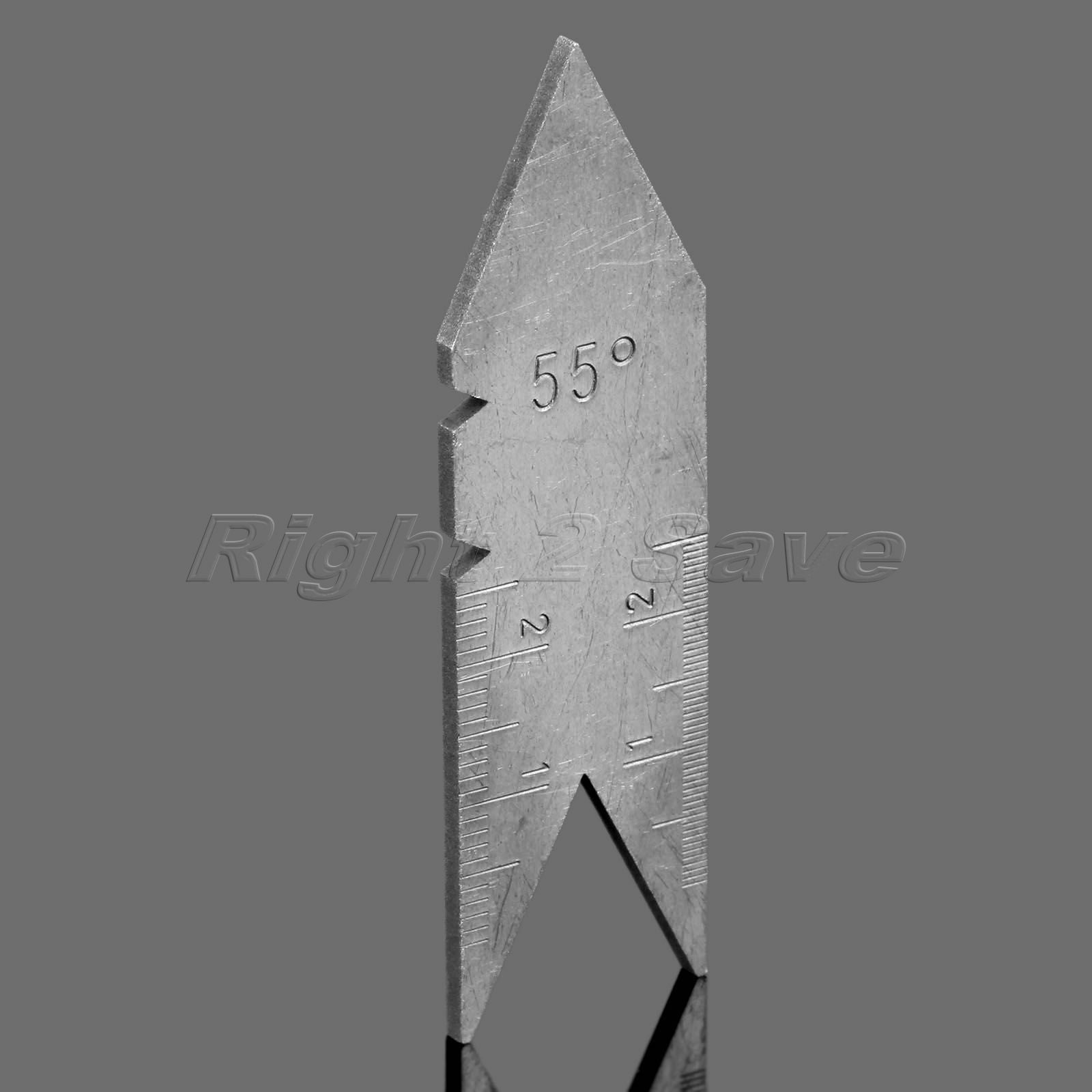 Useful 1pc Wyeth 55 Degree Gauge Centering Stainless Steel Gauge Measuring Tool