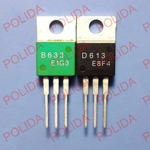 5pairs or 10PCS Transistor SANYO TO-220 2SB633/2SD613 B633/D613