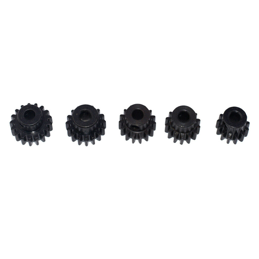 5x Steel 5mm 13T-17T Pinion Motor Gears for 1:8 RC Car DIY Replacement