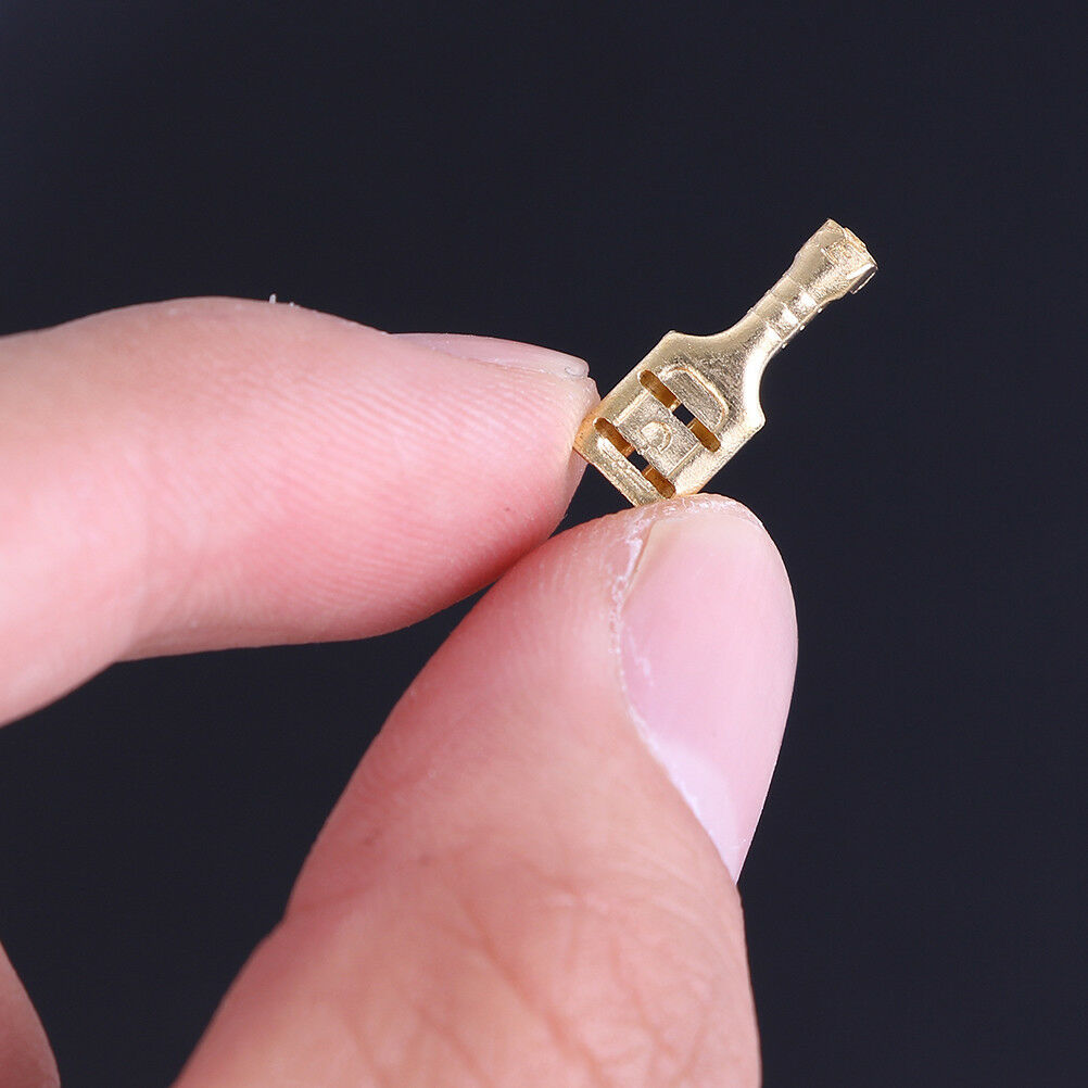 150Pcs Female & Male Spade Connectors Wire Crimp Terminals Set 2.8mm 4.8mm 6Y1