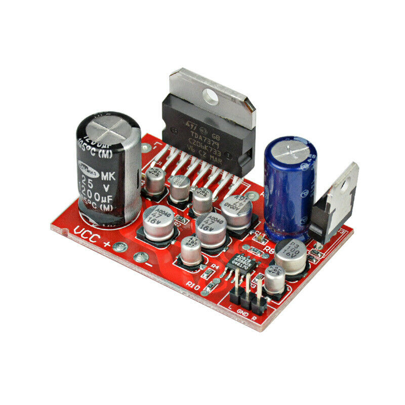 Amplifiers Audio DC 12V TDA7379 38W+38W Stereo Amplifier Board AD828 Preamp SuH9