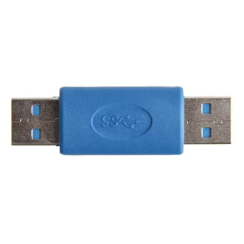New USB 3.0 A Male To A Male M-M Coupler Adapter Connector