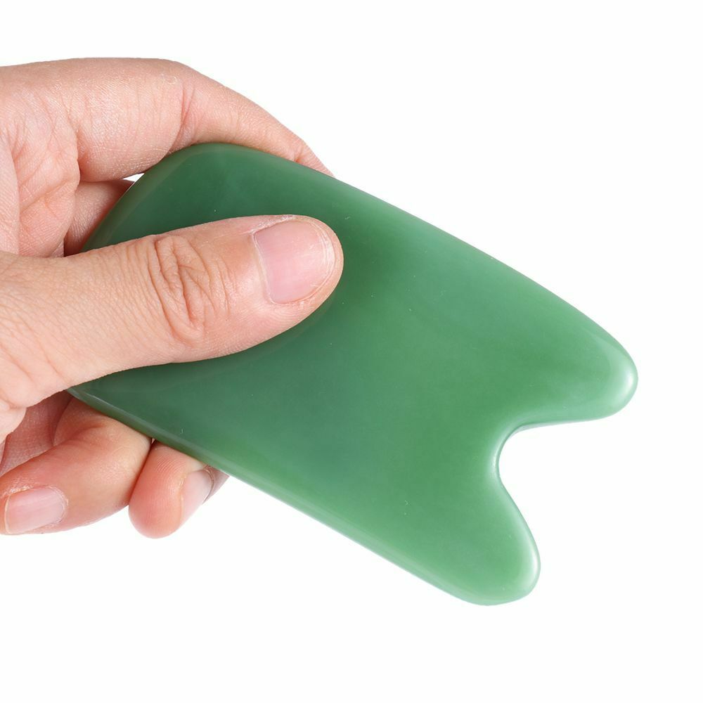 Massage Tool Jade Board Natural Facial Massager Guasha Stone Gua Sha Scraper