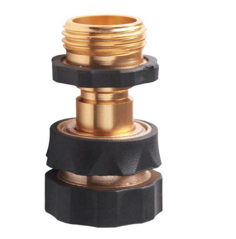 4 Pairs Of Universal Garden Hose Quick Connect Kit Brass Joint Adapter Connector
