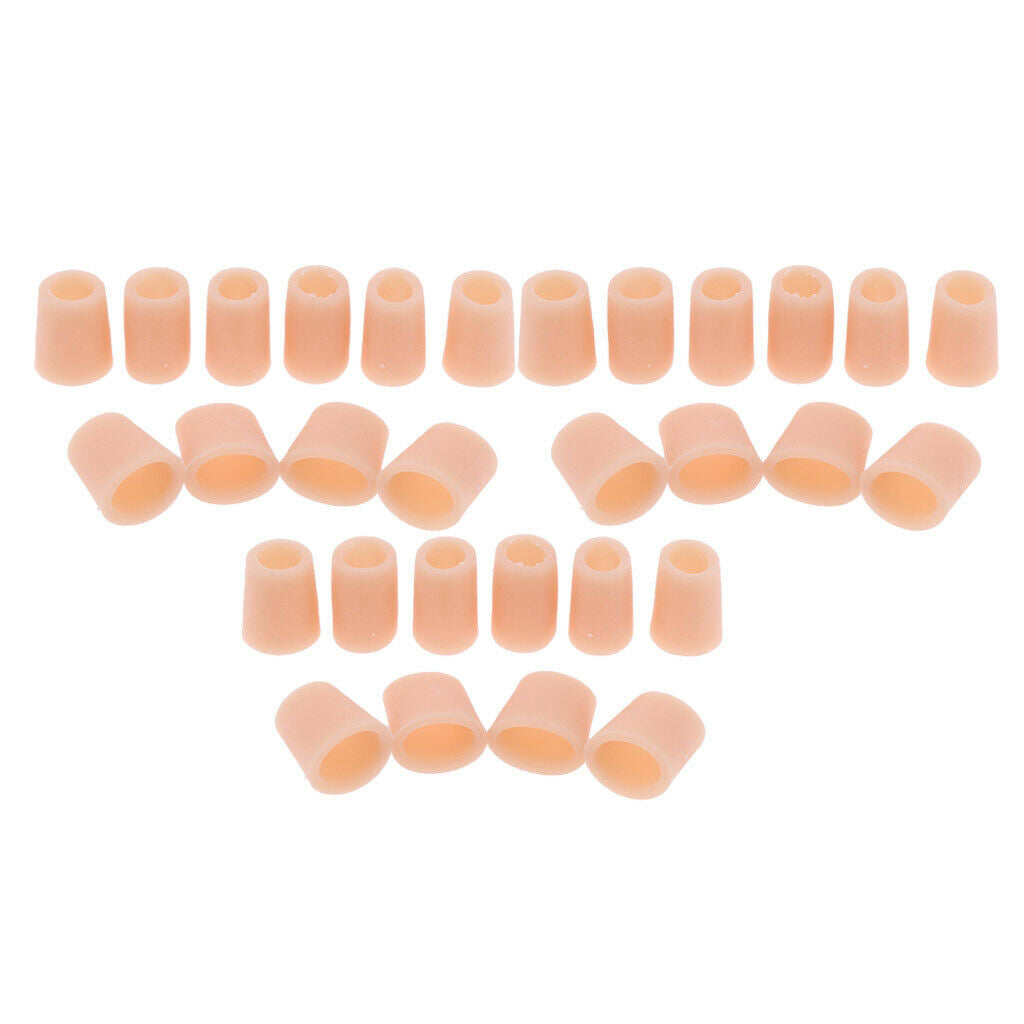 15 Pairs Women/Men Toe Sleeves Caps Straightening Cushions for Corn Calluse