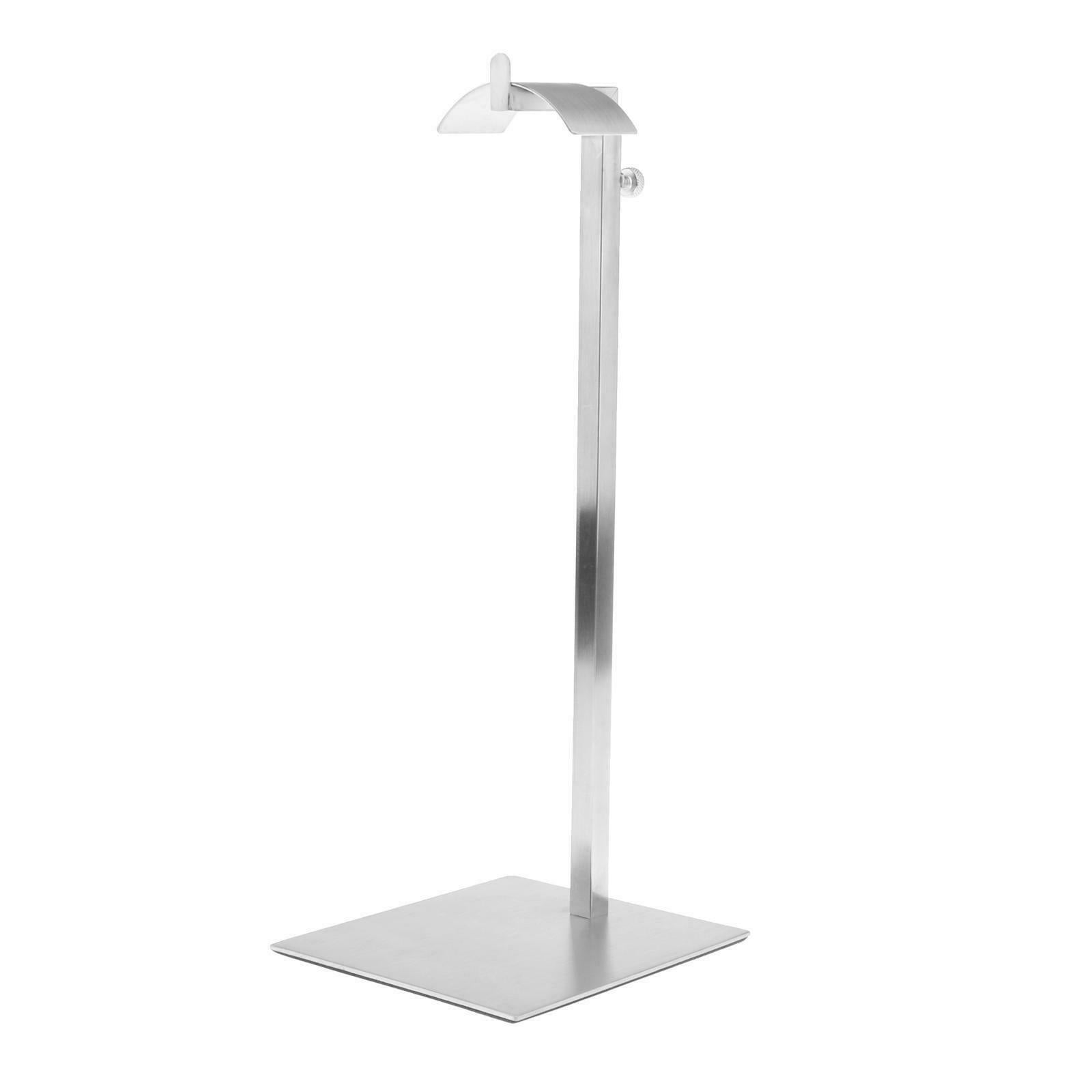 Polished Stainless Metal Women Handbag Display Rack Stand Holder Adjustable