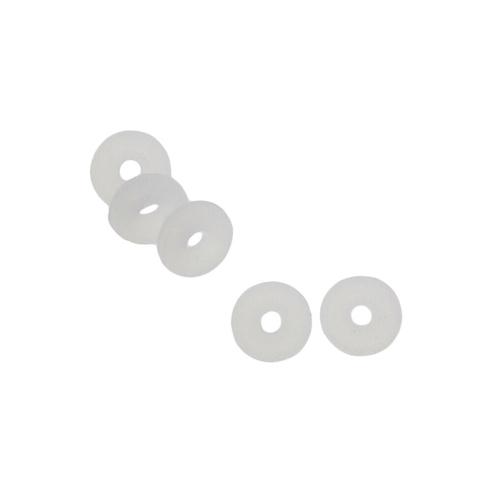 100 Pieces Silicone Rubber Stoppers for Chain Charm Bracelets Clear