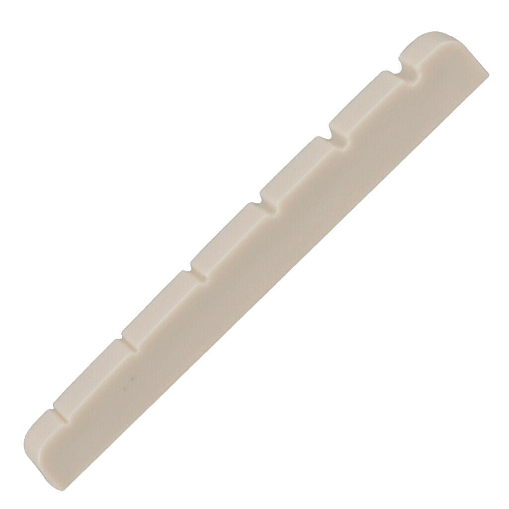 New Tech 6 String Bass Guitar Nut Saddle & Nut Guitar Replacement White