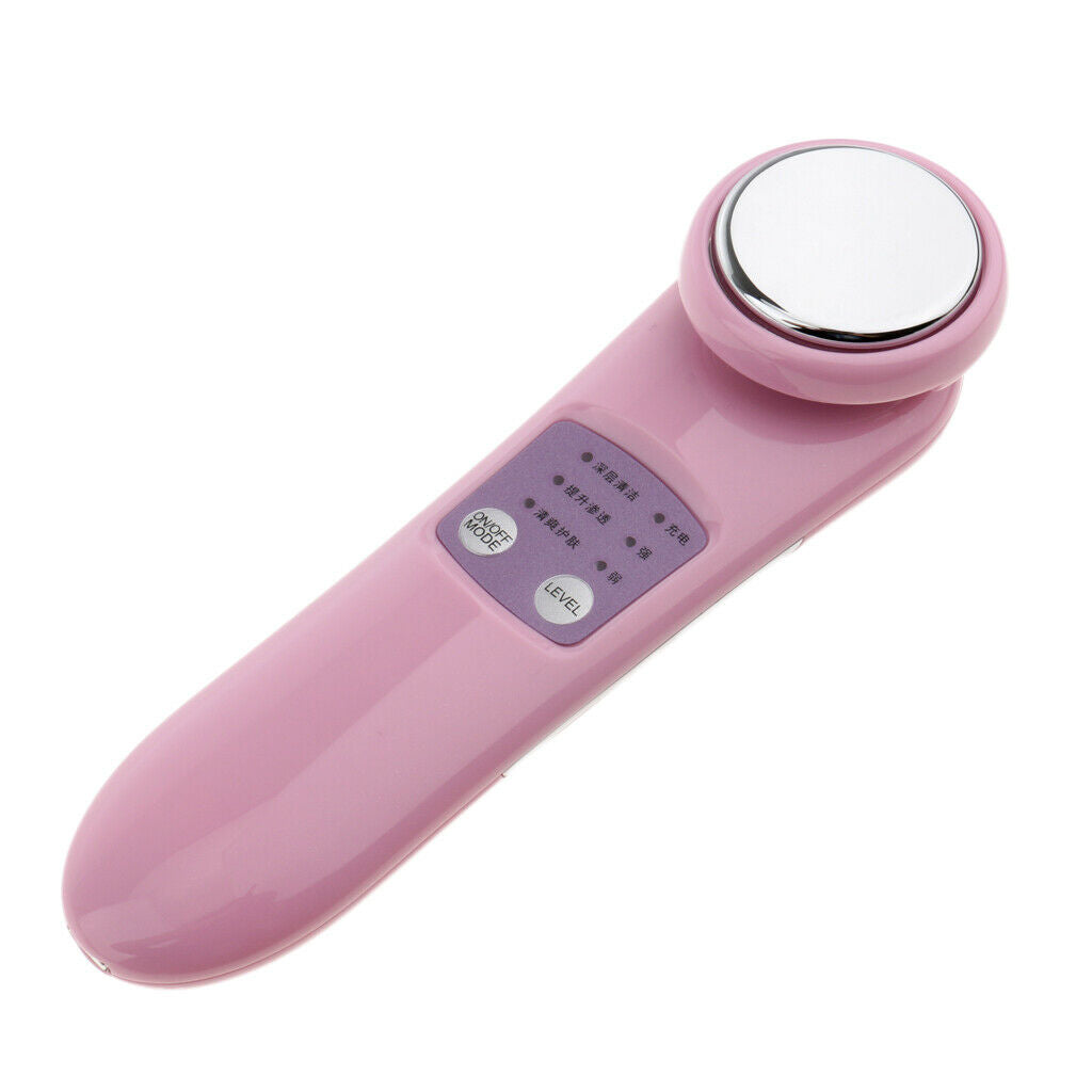 Electric Facial Cleaner Massager Heat Treatment Skin Tight Beauty Instrument