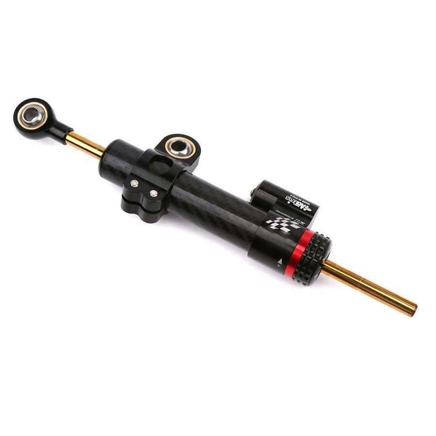 9.8 inch Motorcycle Carbon Fiber Universal Aluminum Steering Damper Stabilizer