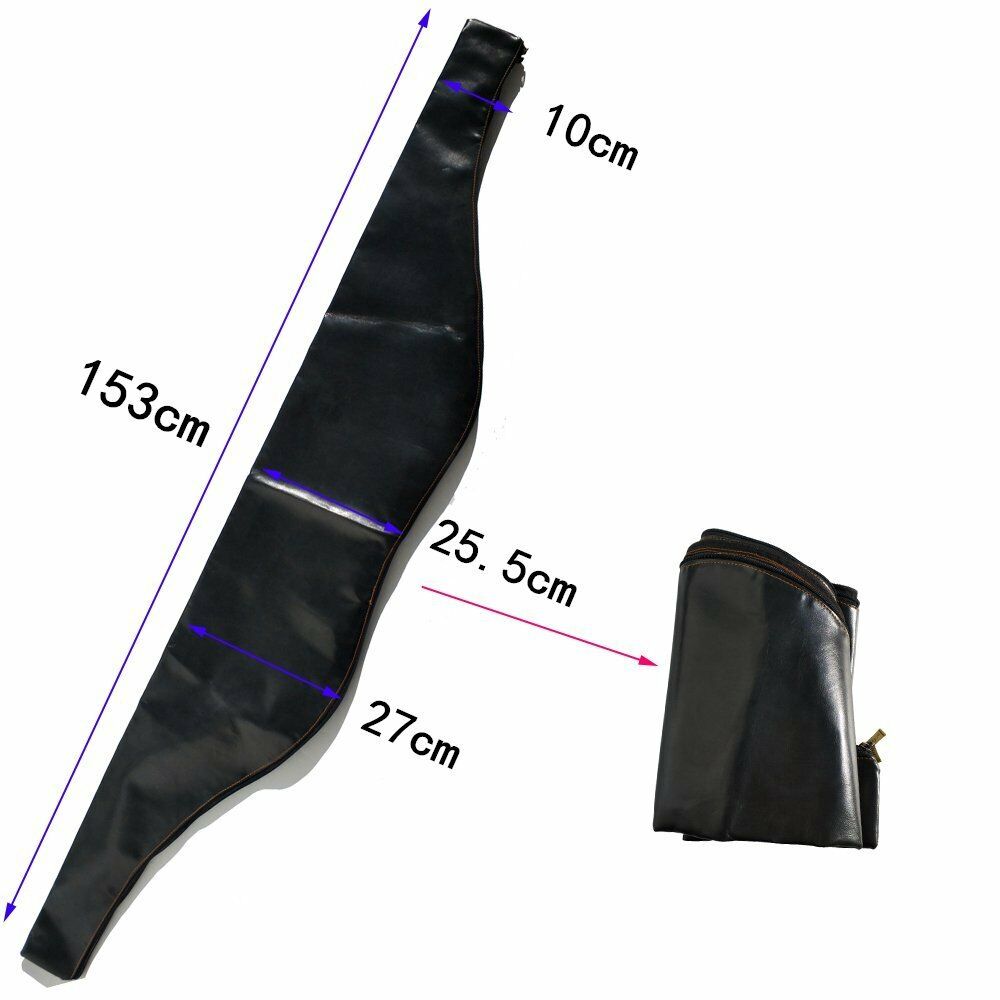 Archery Recurve Traditional Bow Longbow Bag Case Cover Soft Leather Waterproof