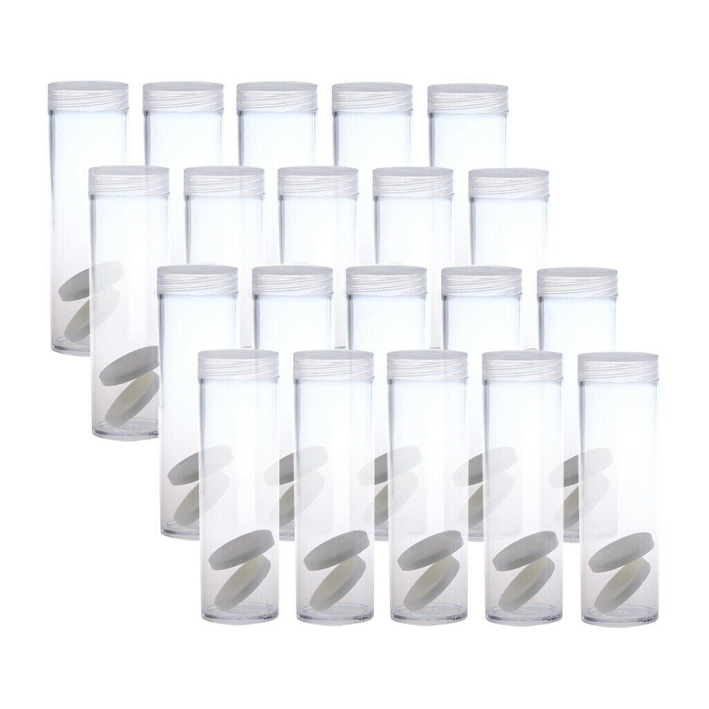10 Coins  Storage Coin Tube for