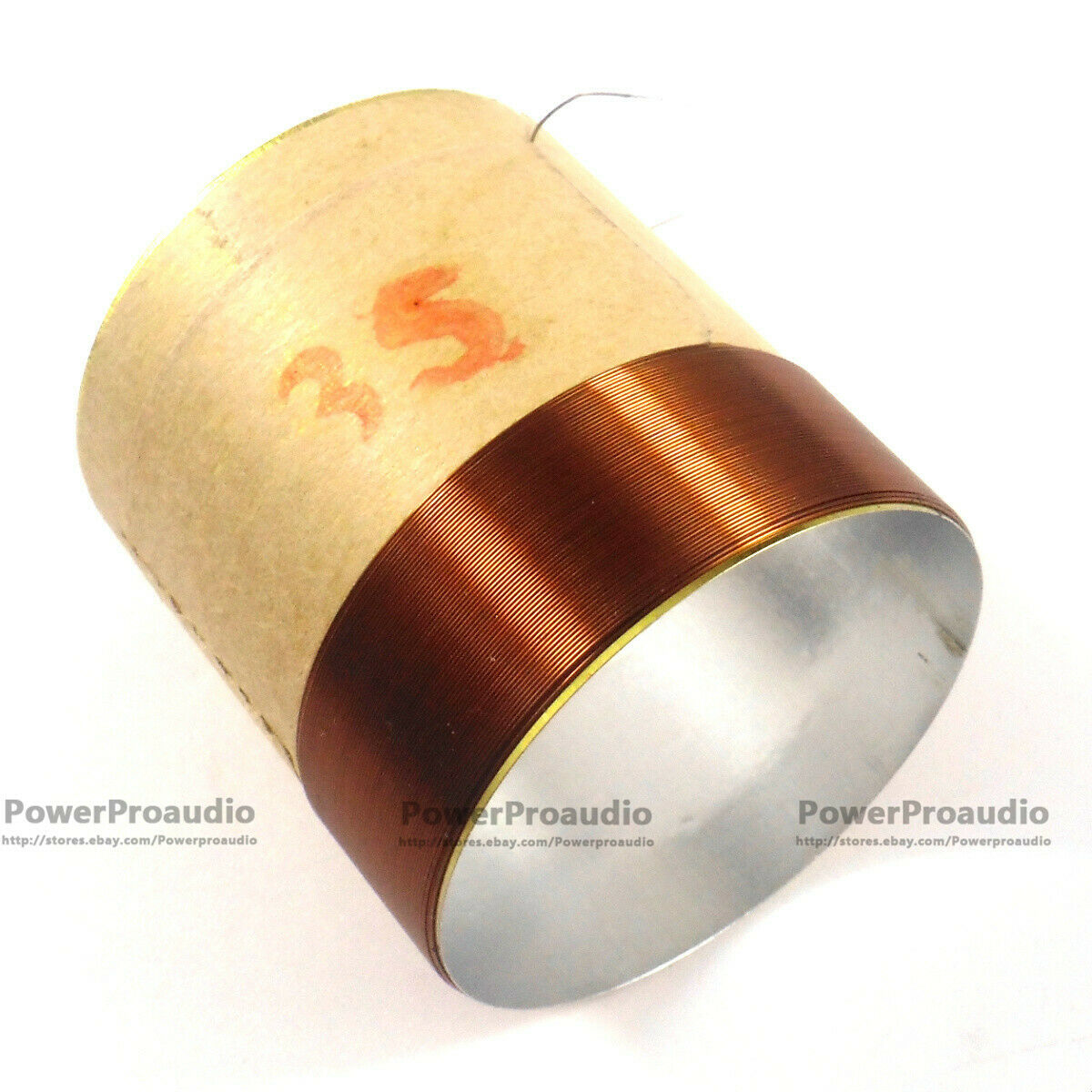 2x 35.5mm Voice coil Copper wire 8 Ohm For Loudspeaker Repair Tweeter 2layers