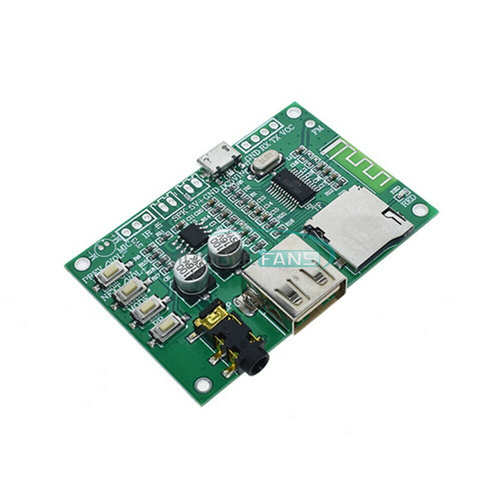 Bluetooth 5.0 Dual Lossless Audio Power Amplifier Board Module Tf Card U Disk