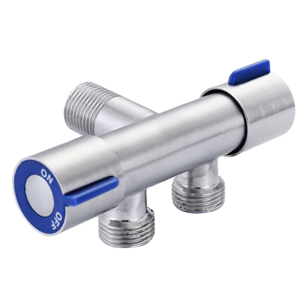 Stainless Steel Faucet Diverter Faucet Double Handle Dual Control Spray Toilet