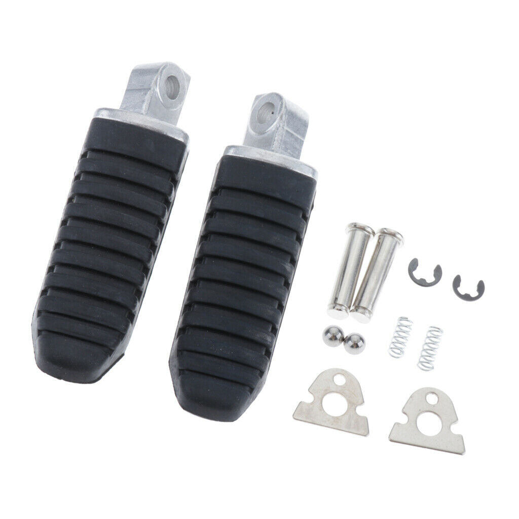 Pair of Motorcycle Front Foot Peg Rest Pedals Mini Boards Sustain Compatible for