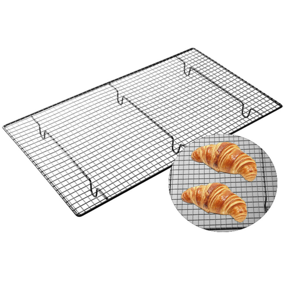 Metal Cake Cooling Rack Grid Net Baking Tray Cookies Bread Drying Stand Tool