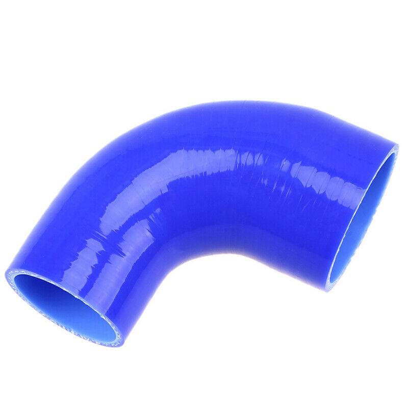 90 Degree 0.2" Elbow Silicone Hose 90 Degree 51-63mm Reducer COUPLER Blue