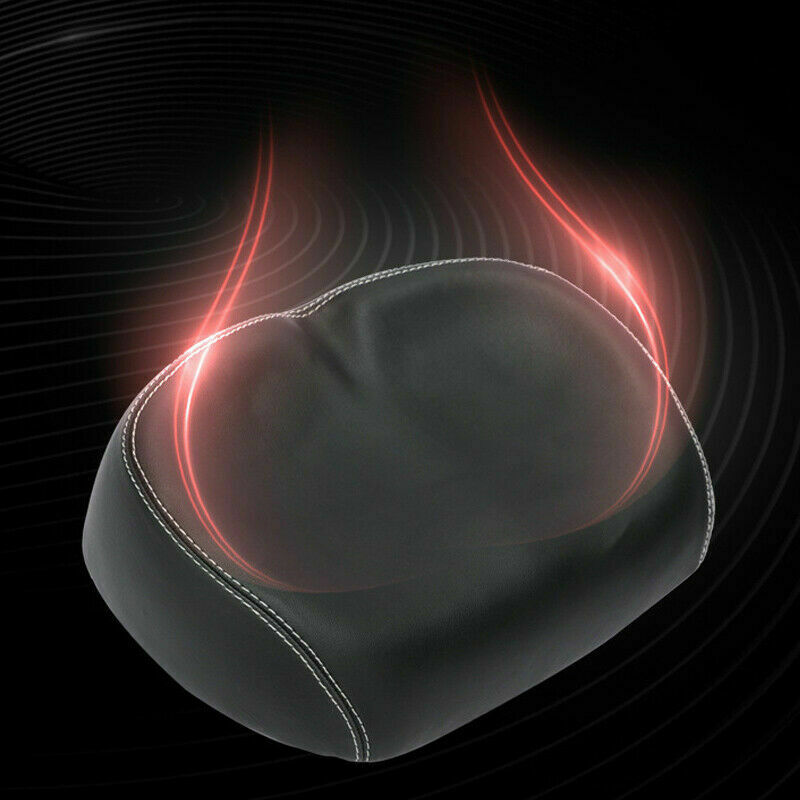 Bicycle Ride Breathable Comfort Elastic Bike MTB Saddle Wide Big Seat Pad Black