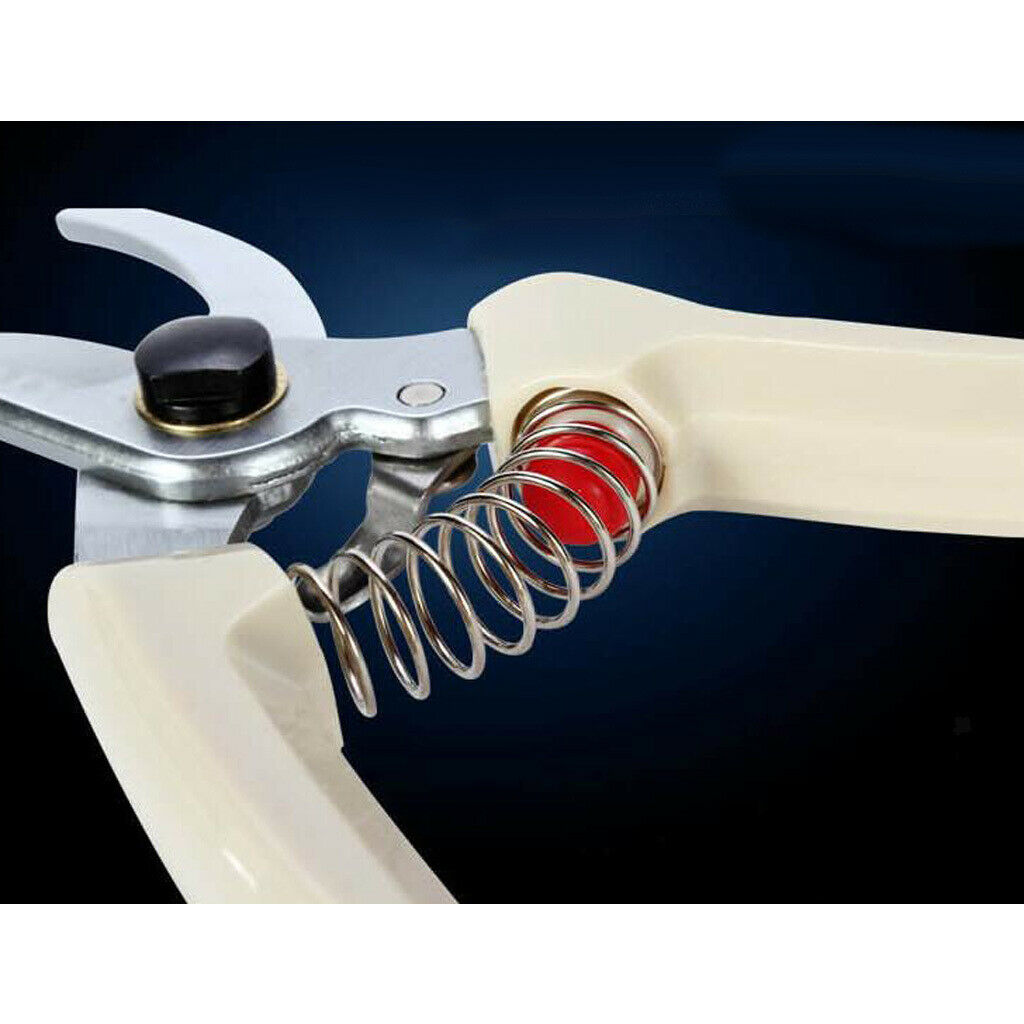 Garden Pruning Shear Curved Plant Scissor Garden Trimmer High Quality White