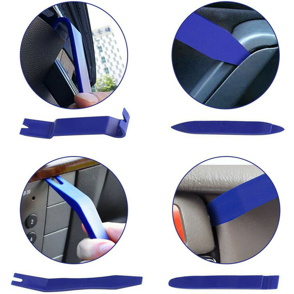 5Pcs Door Clip Panel Car Trim Removal Tool Kits Fastener Auto Dashboard Tools