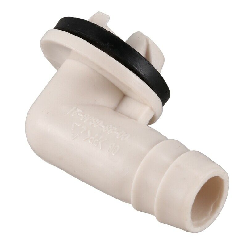 1X(Air Conditioner Ac Drain Hose Connector Elbow Fitting with Rubber  for Mini9)