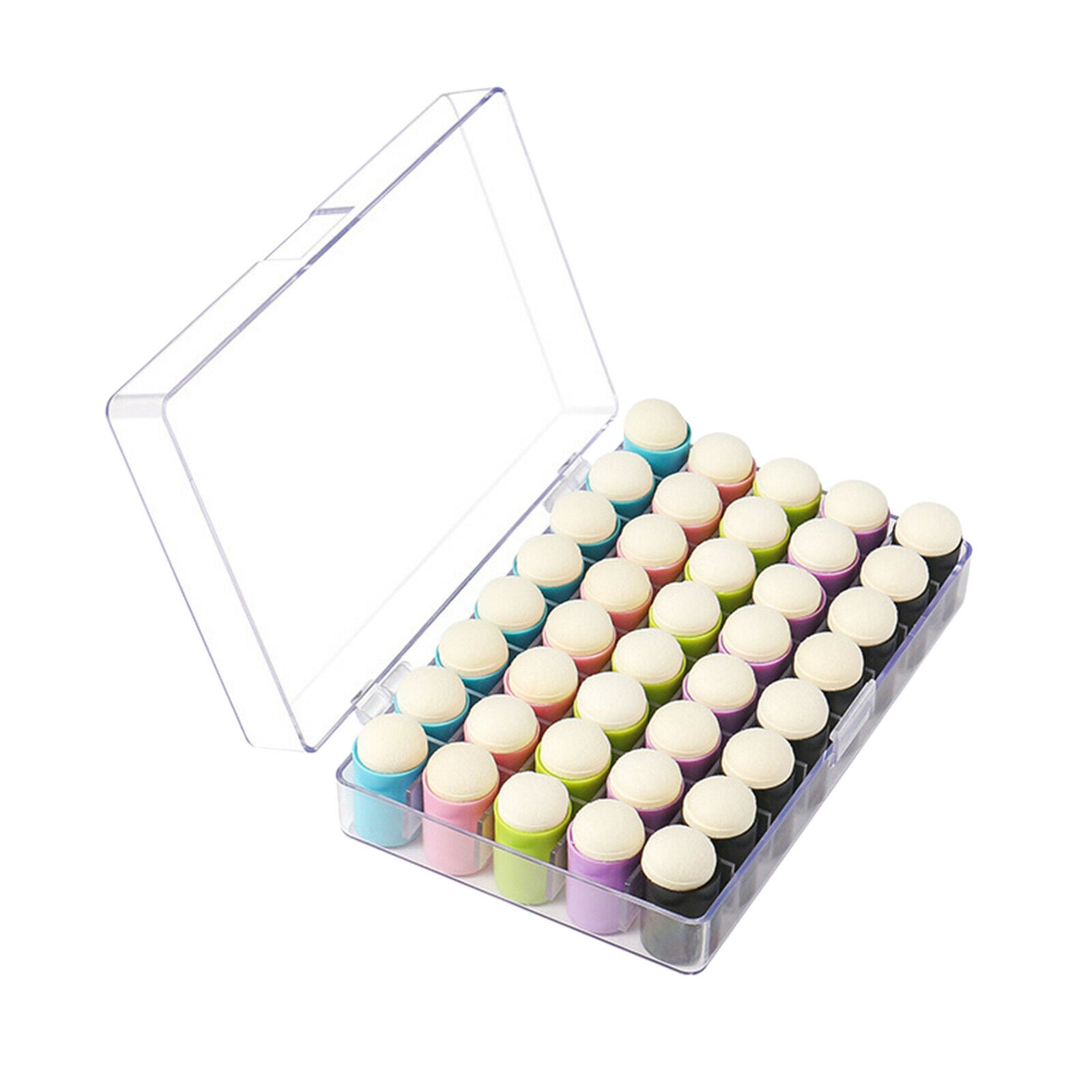 40 Finger Sponge Daubers Paint Ink Chalk Tool