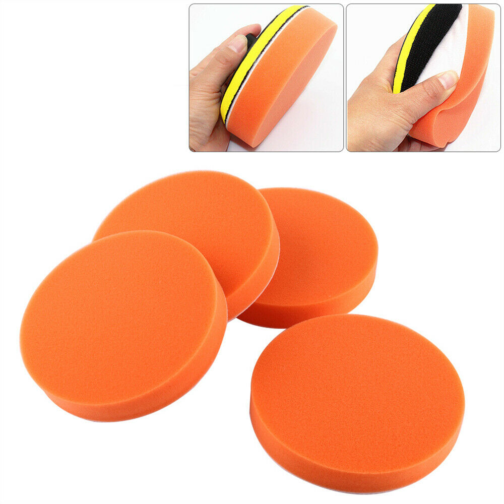 10Pcs 6"(150mm) Polishing Buffing Waxing Sponge Pad Kit For Car Polisher Buffer