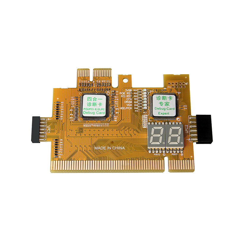 PCI PCIe 2LPC motherboard Diagnostic Card Computer fault test card Desktop 4 in1