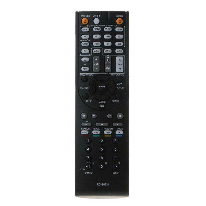 RC-803M Remote Controller for Onkyo AV Receiver TX-NR609 TX-NR609B HT-S7409