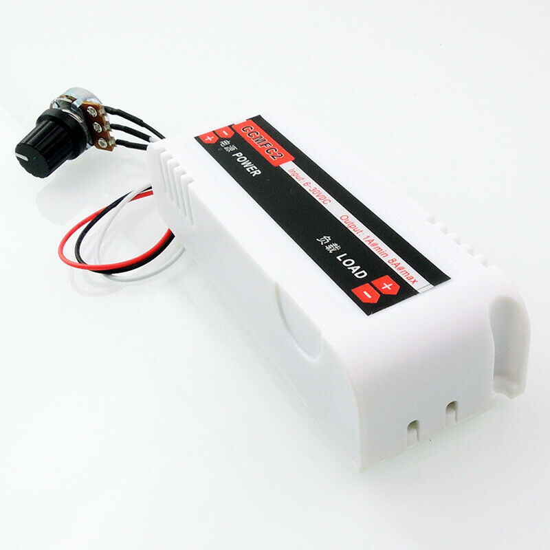 Dc Motor Speed Controller 12V/24V 8A Switch Governor for Ventilation Fan Pump