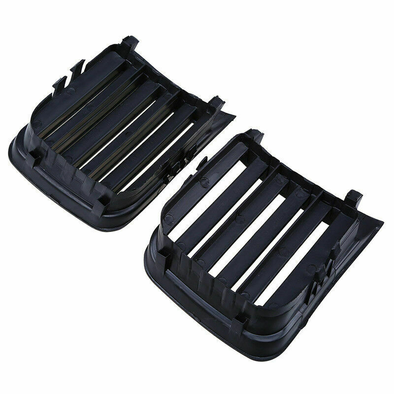 1Pair Front Bumper Lower Fog Light Grilles Grille Set Cover For Pathfinder 99-04