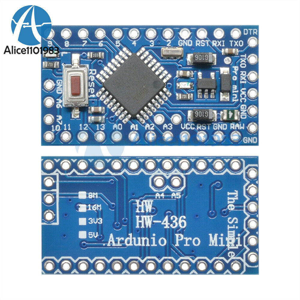 New Pro Mini atmega328 5V 16M Replace ATmega128 Arduino Compatible Nano