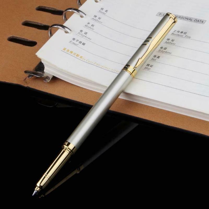 0.5mm Metal Roller Ball Pen Luxury Ballpoint Pens Business Office Supply Write