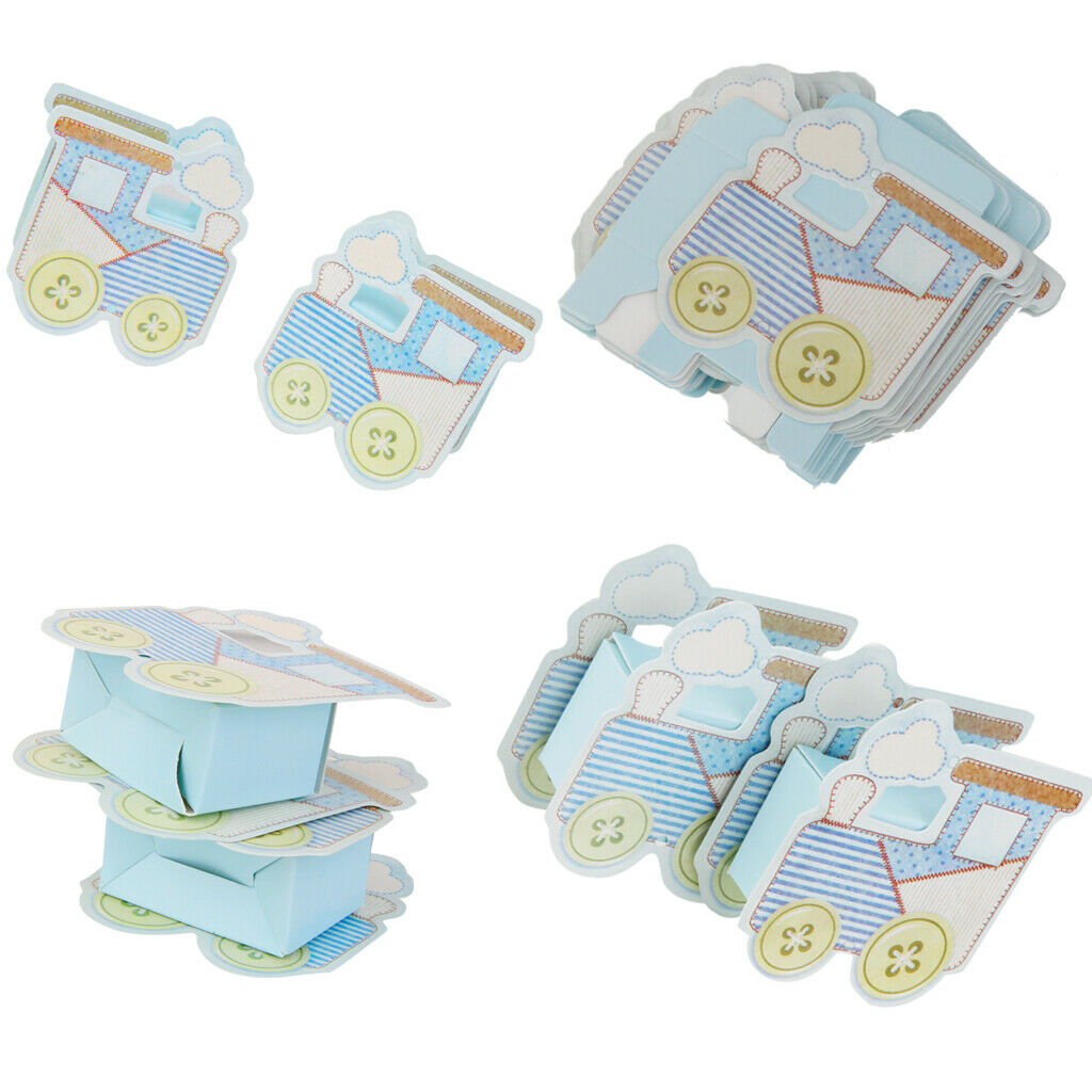12x Candy Sweet Gift Bag Box Wedding Party Favour Baby Shower Cute Car