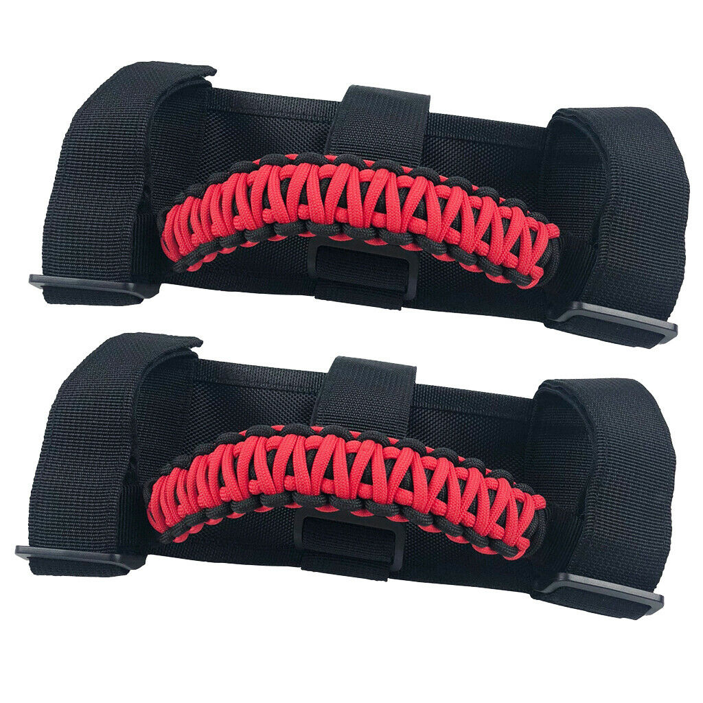 Grab Handles,Heavy Duty Unlimited Roll Bar Grab Handles for Jeep Wrangler TJ JK