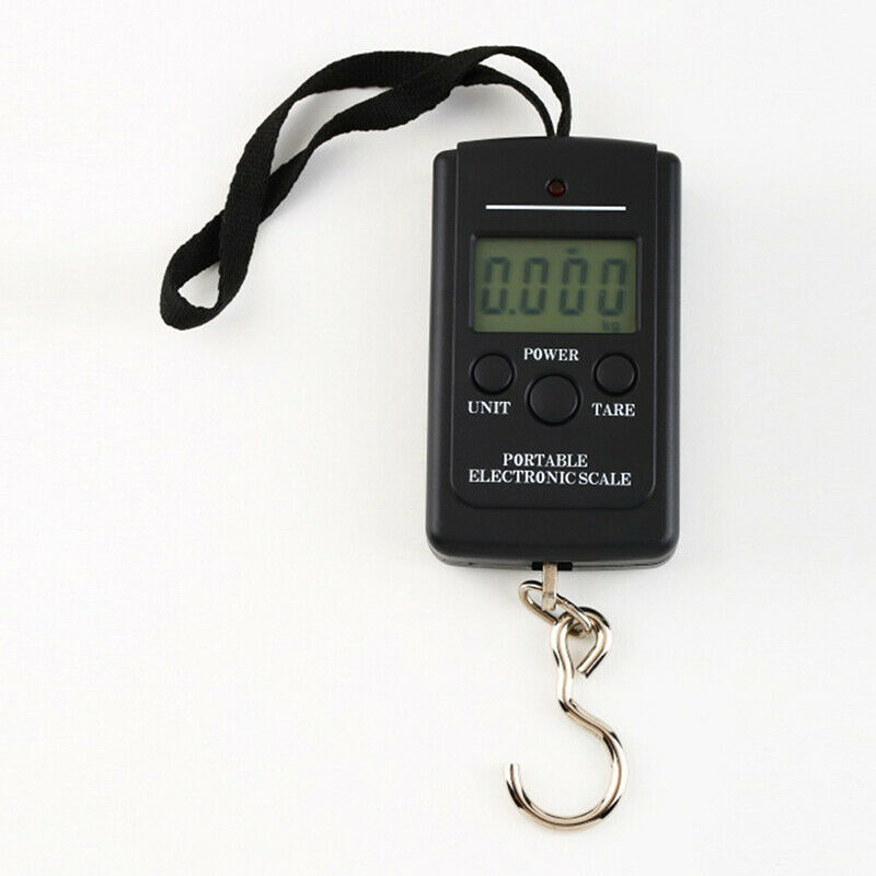 40kg Mini Digital Scale For Fishing Luggage Travel Weighting Hanging Hook.l8