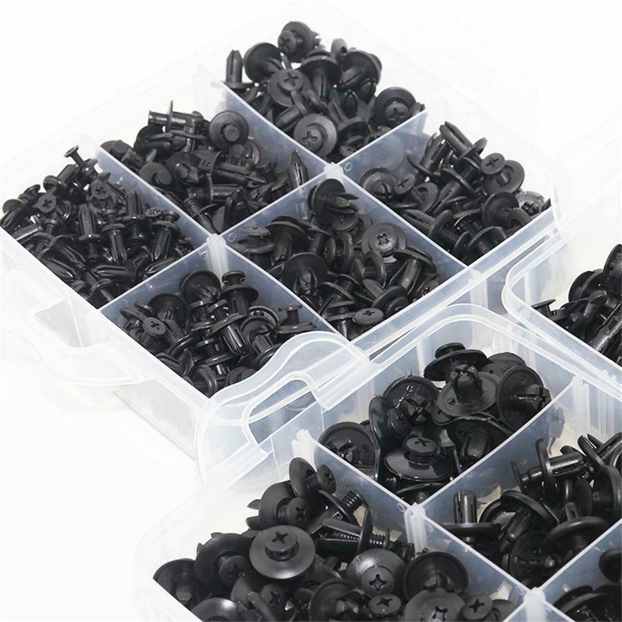 630x Car Mixed Fasteners Clip Kits For Car Fender Bumper Hood Door Panel
