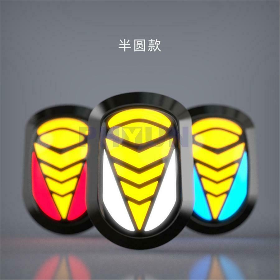 4x Motorcycle Flowing LED Turn Signal Indicator DRL Stop Brake Light Round Shape