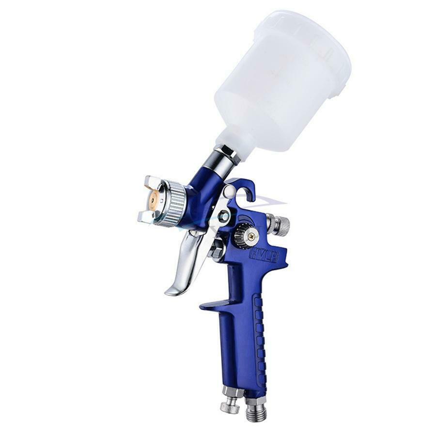 H-2000 Professional HVLP mini Paint Spray Gun with 0.8mm and 1.0mm Nozzles