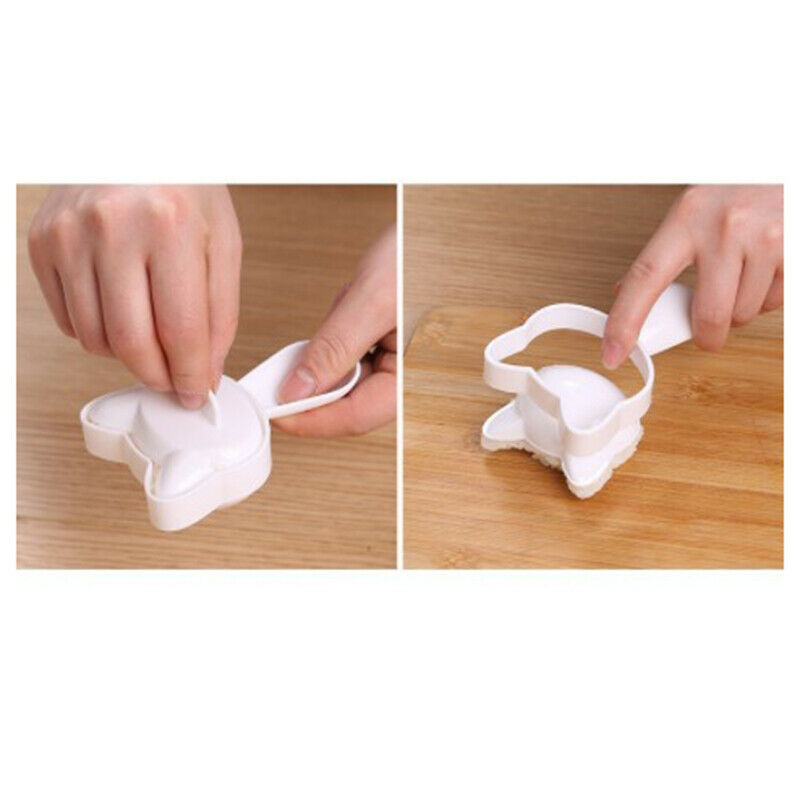 1 Set Cute Smile Cat Sushi Rice Mold Decor Cutter Sandwich DIY ToolDD