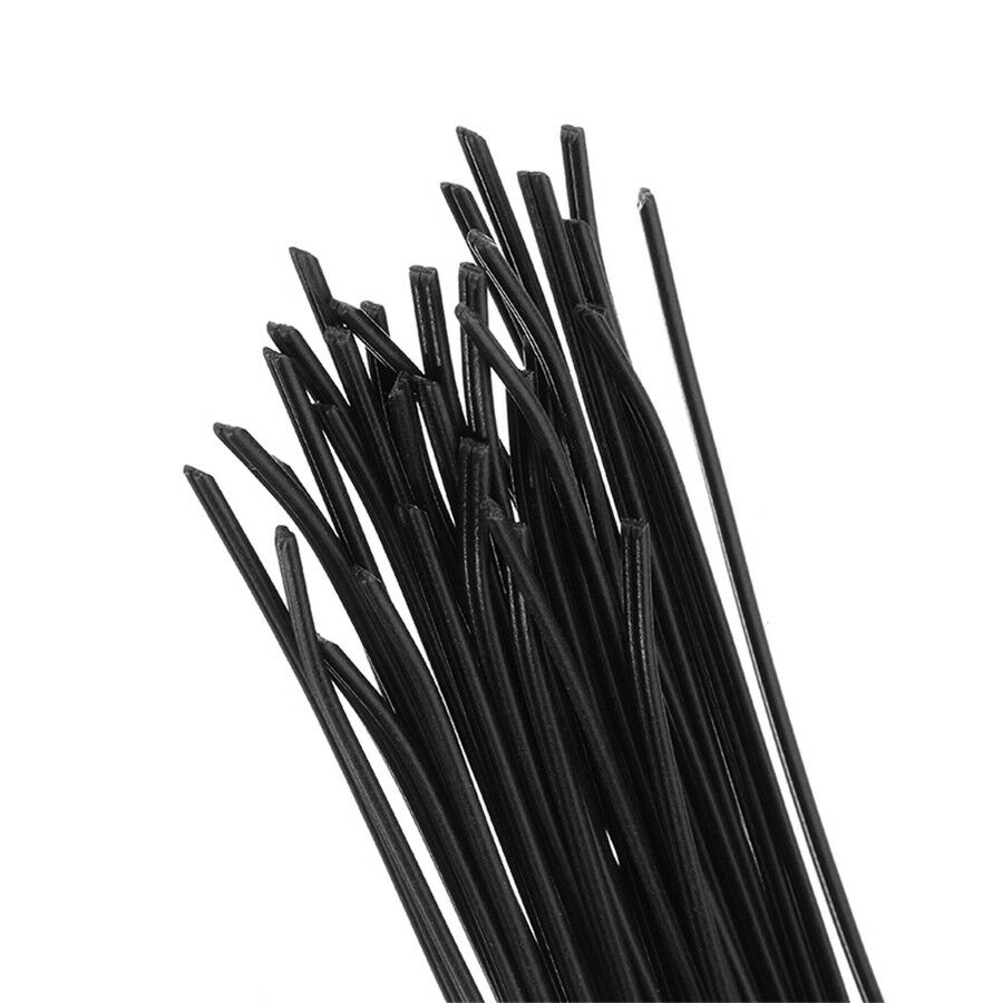 -XN20Pcs 2.5mm*5mm*1000mm Black Bumper Special Electrode PP Plastic Welding Rods