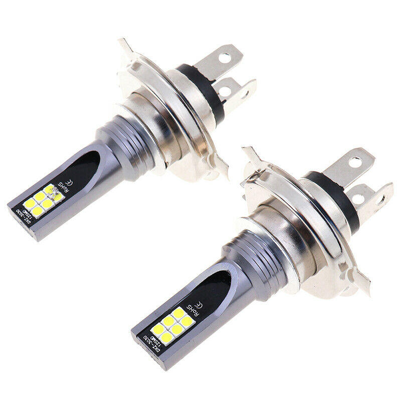 2X H4 200W 12000LM LED Car Fog Light Hi / Lo Beam Globe Bulb HsJCAUJ Kt