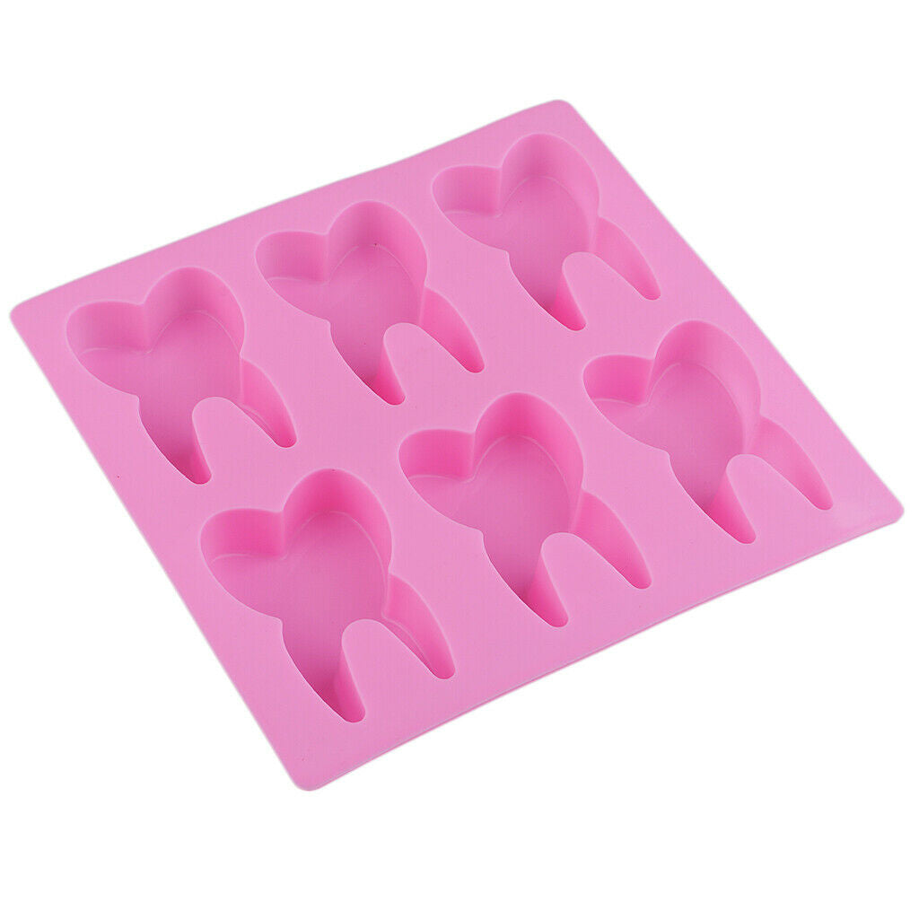 Tooth  Fondant Sugar Craft Chocolate Cake Candy Baking Moulds