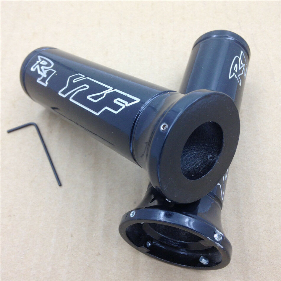Black Aluminum Billet Handlebar Grips for Yamaha YZFR1 YZF-R1 YZF R1 2006 2007