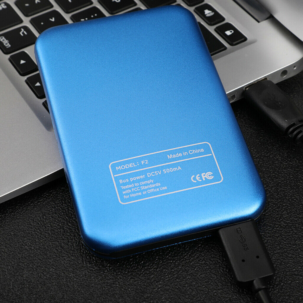 Blue 2.5inch External Hard Drive Enclosure HDD Case for Desktop for Laptop