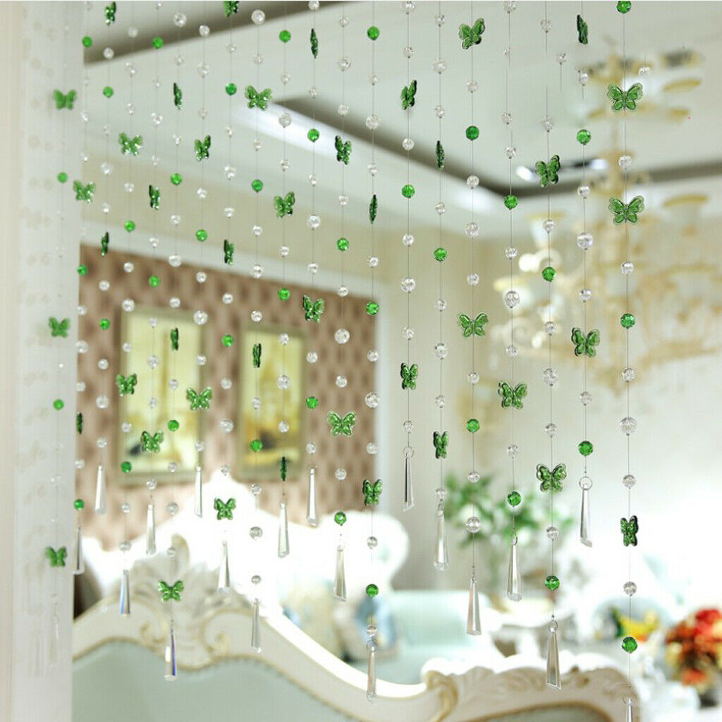 Acrylic Clear Snowflake Pendant Hanging Bead Curtain Wedding Decoration